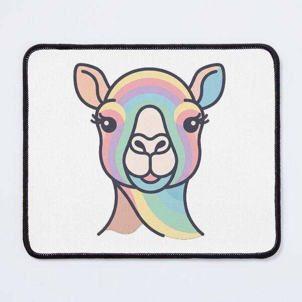 Item preview, Pastel Rainbow Llama designed and sold by Owcomm.