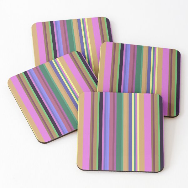 Item preview, Retro Earth Tone Vertical Stripe Pattern designed and sold by ccitypictures.