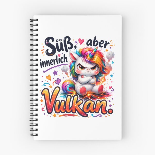 Item preview, Sweet But A Volcano Inside Unicorn designed and sold by Tinosshop.