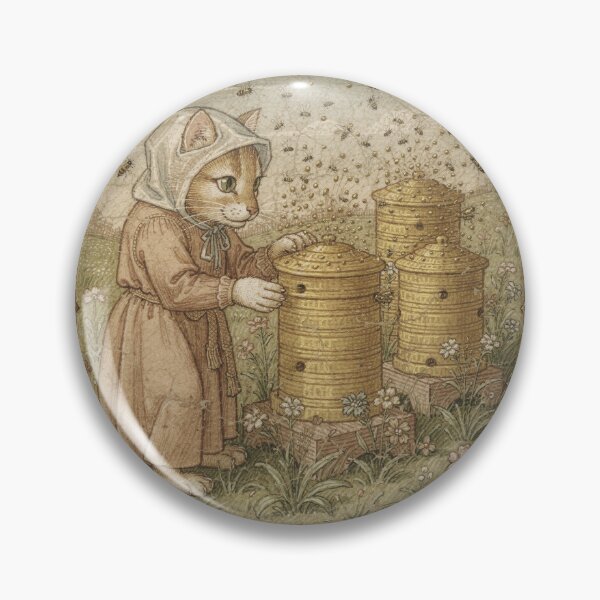 Item preview, The Beekeeper Cat designed and sold by PictorialWhimsy.