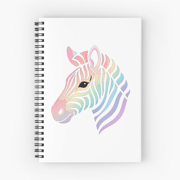 Item preview, Rainbow Zebra Head designed and sold by Owcomm.