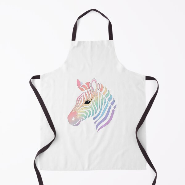Item preview, Rainbow Zebra Head designed and sold by Owcomm.
