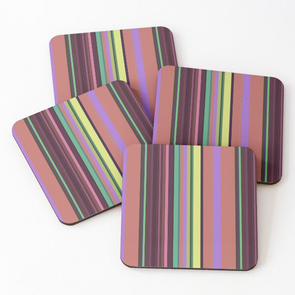 Item preview, Retro Color Field Vertical Stripe Pattern designed and sold by ccitypictures.