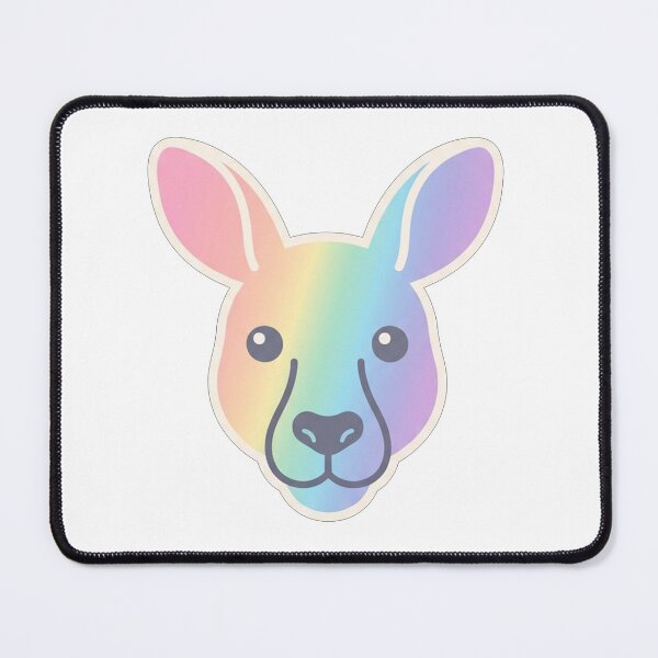 Item preview, Rainbow Kangaroo Portrait designed and sold by Owcomm.