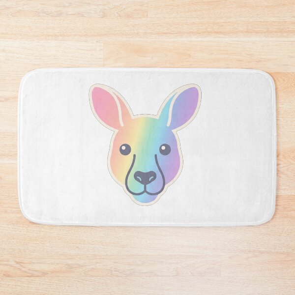 Item preview, Rainbow Kangaroo Portrait designed and sold by Owcomm.