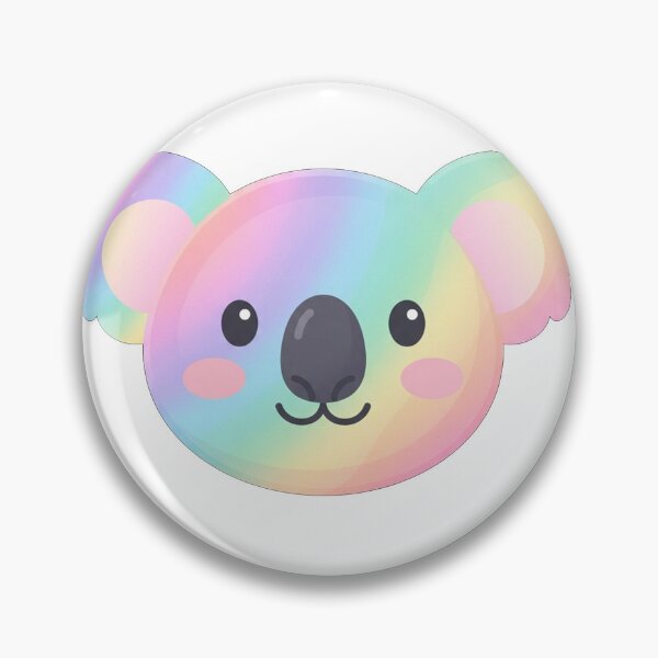 Item preview, Pastel Rainbow Koala Face designed and sold by Owcomm.