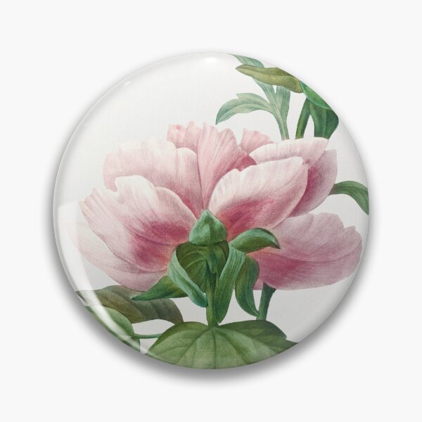 Item preview, Peony Flowers Vintage Botanical Illustration designed and sold by TheRetroArtRoom.