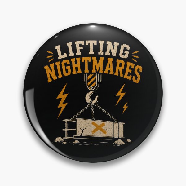 Item preview, Lifting Nightmares Funny Crane Operator Halloween Gift designed and sold by RusticMeadow.
