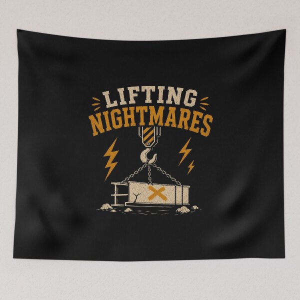 Item preview, Lifting Nightmares Funny Crane Operator Halloween Gift designed and sold by RusticMeadow.
