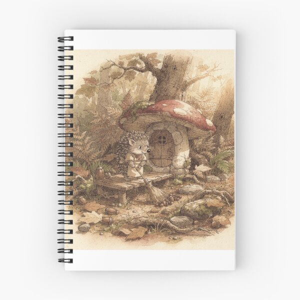 Item preview, Tidying the Toadstool Porch designed and sold by PictorialWhimsy.