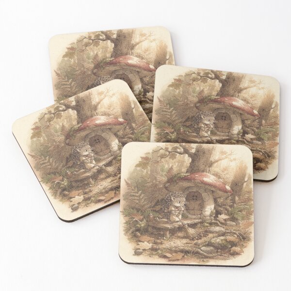 Item preview, Tidying the Toadstool Porch designed and sold by PictorialWhimsy.