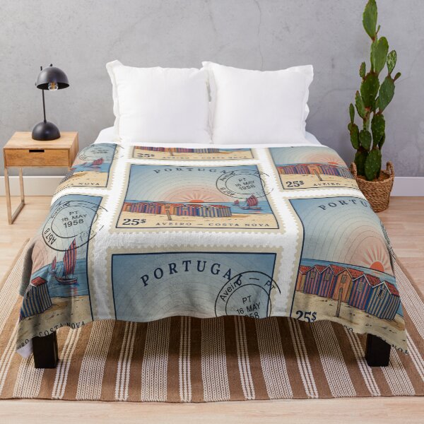Item preview, Aveiro Costa Nova Portugal Postage Stamp Sticker designed and sold by stickercuffs.
