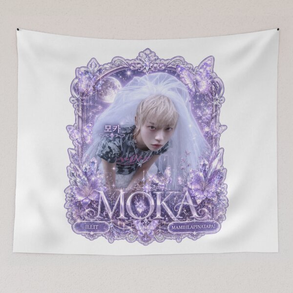 Item preview, Fierce ILLIT GRWM Track Moka Kpop Merch Poster designed and sold by Valereekmerch.