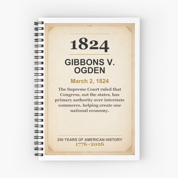 Item preview, America 250 | Gibbons V. Ogden | 1824 designed and sold by ariksworld.