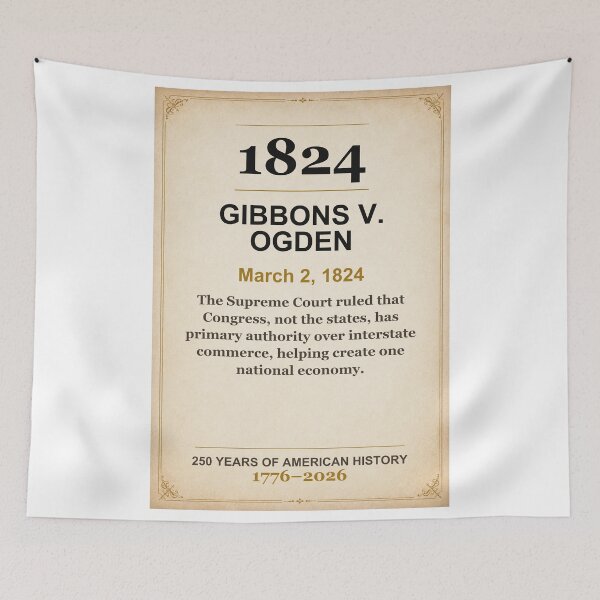 Item preview, America 250 | Gibbons V. Ogden | 1824 designed and sold by ariksworld.