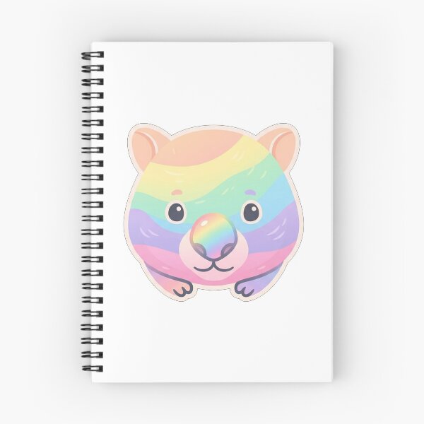 Item preview, Rainbow Pastel Wombat designed and sold by Owcomm.