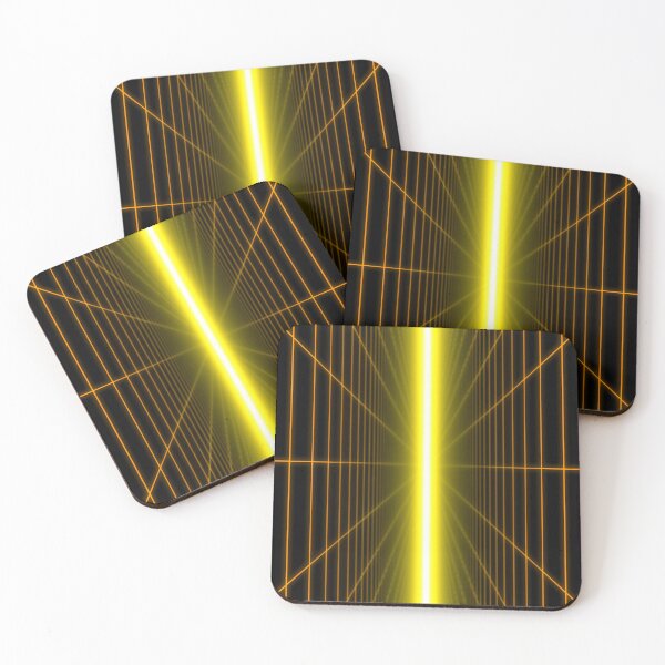 Item preview, Yellow Vertical Parallel Planes designed and sold by Electric Shock!! Design.