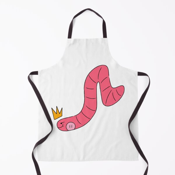 Item preview, Cute Pink Happy Worm Wearing A Crown Royalty designed and sold by Lapiinart.