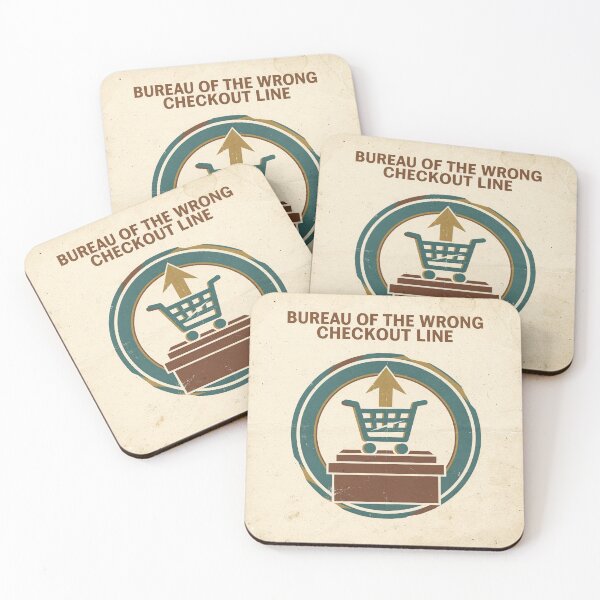 Item preview, Bureau of the Wrong Checkout Line designed and sold by PictorialWhimsy.