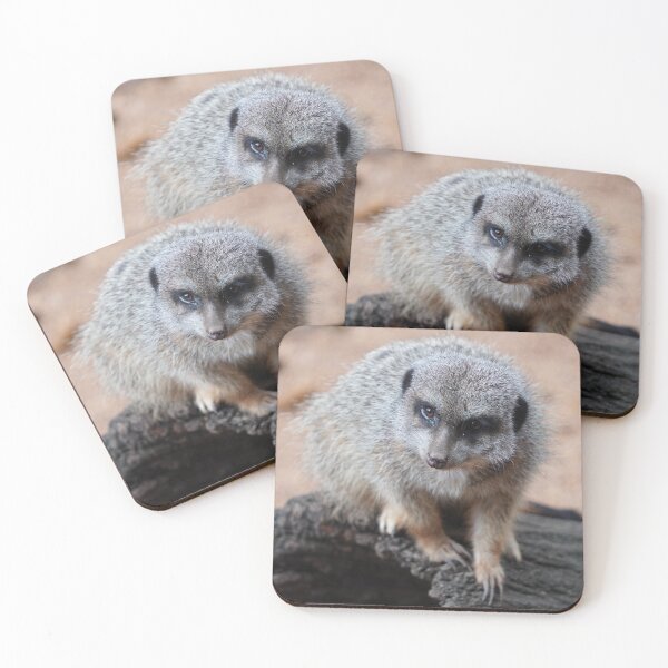 Item preview, Curious Meerkat Standing Alert in the Wild designed and sold by ShaimaaEl.