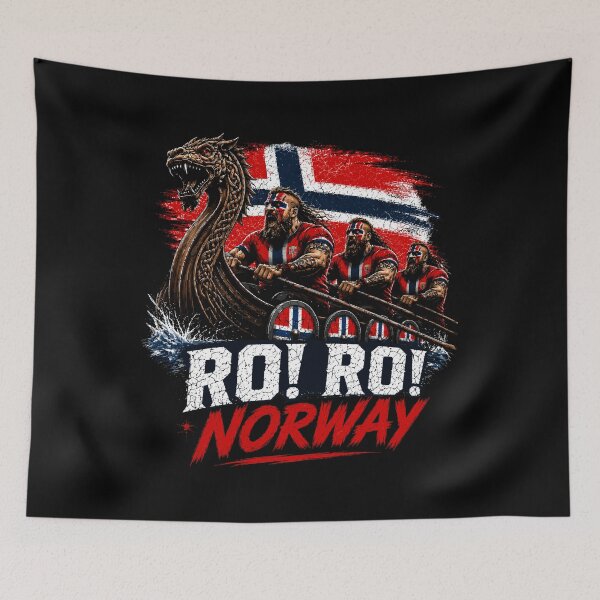 Item preview, Barco vikingo noruego Bandera de Noruega Fila Patrimonio del país Orgullo designed and sold by Artifyo.