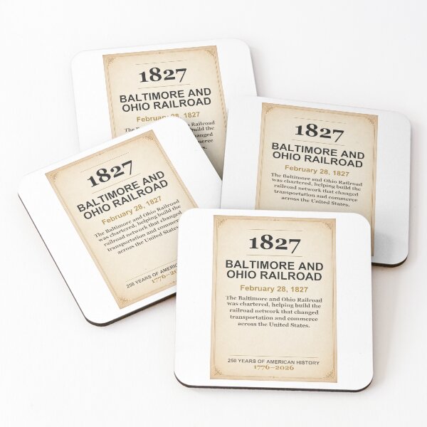 Item preview, America 250 | Baltimore and Ohio Railroad | 1827 designed and sold by ariksworld.