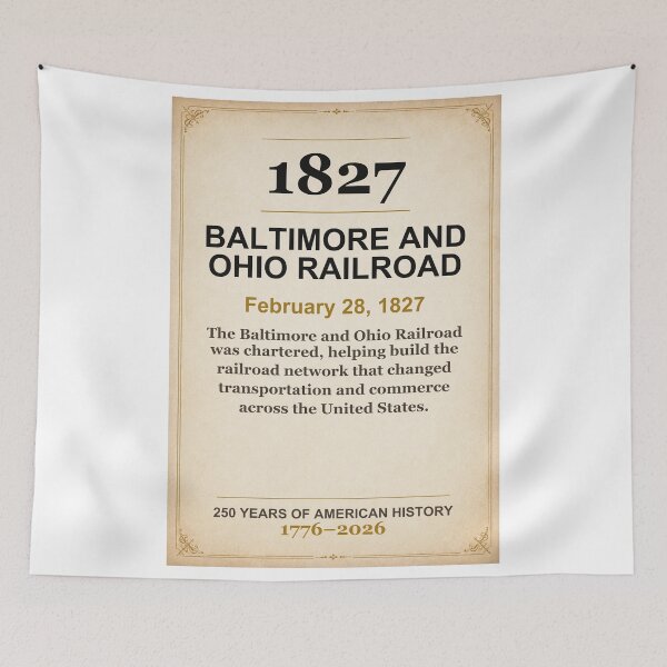 Item preview, America 250 | Baltimore and Ohio Railroad | 1827 designed and sold by ariksworld.