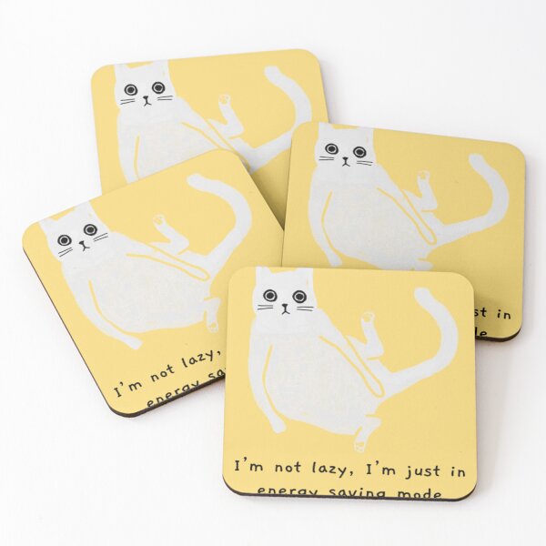 Item preview, Not lazy (black caption) designed and sold by KentheCatCute.