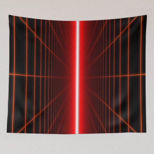 Item preview, Red Vertical Parallel Planes designed and sold by Electric Shock!! Design.