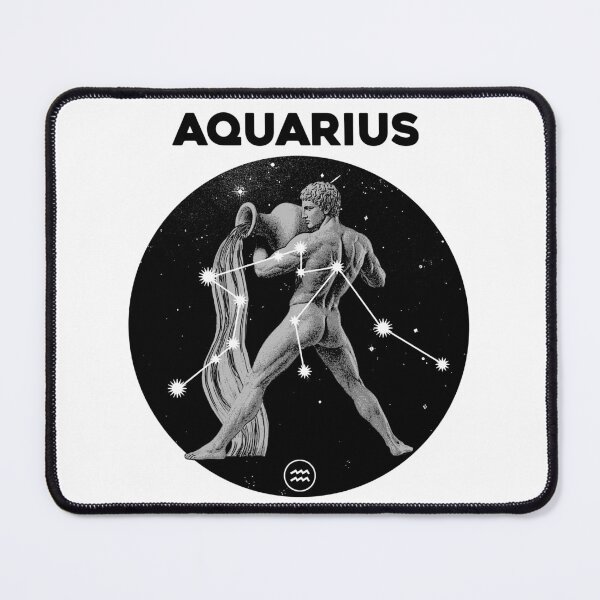 Item preview, Aquarius Zodiac Constellation Minimalist Art designed and sold by Thahir83.