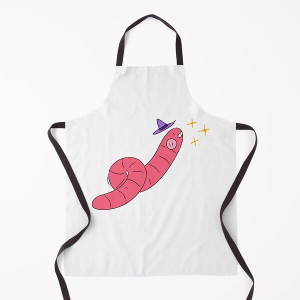 Item preview, Cute Pink Happy Worm Wearing A Witch Hat Halloween Design designed and sold by Lapiinart.