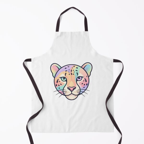 Item preview, Pastel Rainbow Leopard Portrait designed and sold by Owcomm.