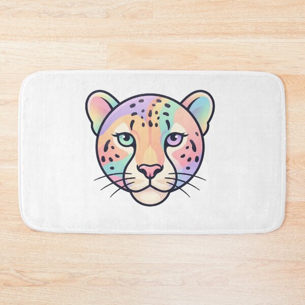 Item preview, Pastel Rainbow Leopard Portrait designed and sold by Owcomm.