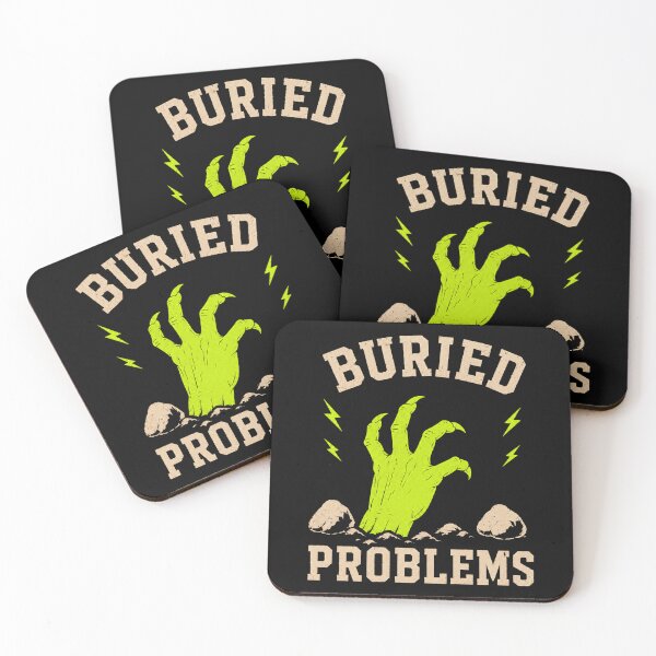 Item preview, Buried Problems Funny Heavy Equipment Operator Halloween Gift designed and sold by RusticMeadow.