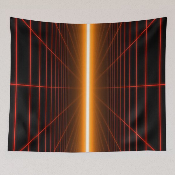 Item preview, Orange Vertical Parallel Planes designed and sold by Electric Shock!! Design.