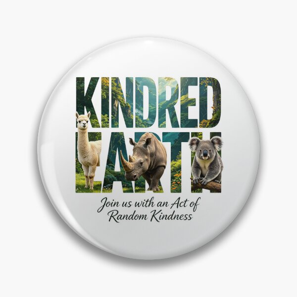 Item preview, Kindred Earth Collage – Animal Block Tee designed and sold by Artify24.