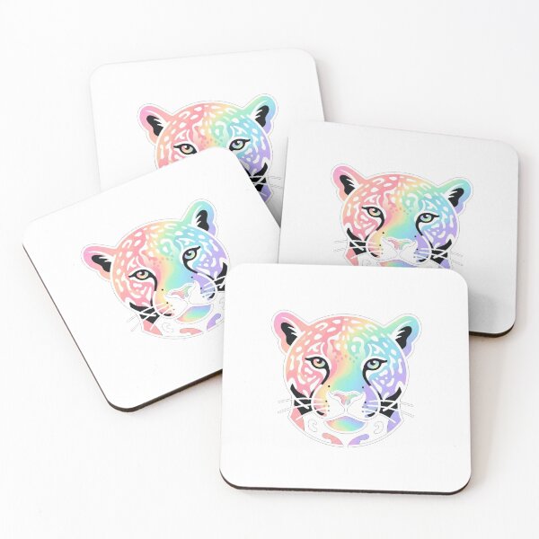 Item preview, Rainbow Leopard Minimalist Portrait designed and sold by Owcomm.