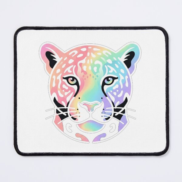 Item preview, Rainbow Leopard Minimalist Portrait designed and sold by Owcomm.