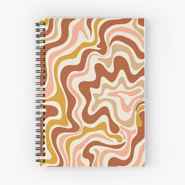 Item preview, Liquid Swirl Retro Modern Abstract in Earth Tones designed and sold by Differenceee.