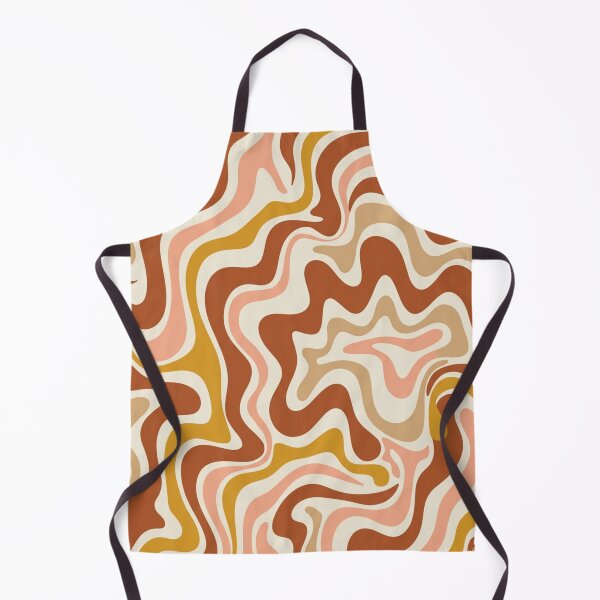 Item preview, Liquid Swirl Retro Modern Abstract in Earth Tones designed and sold by Differenceee.