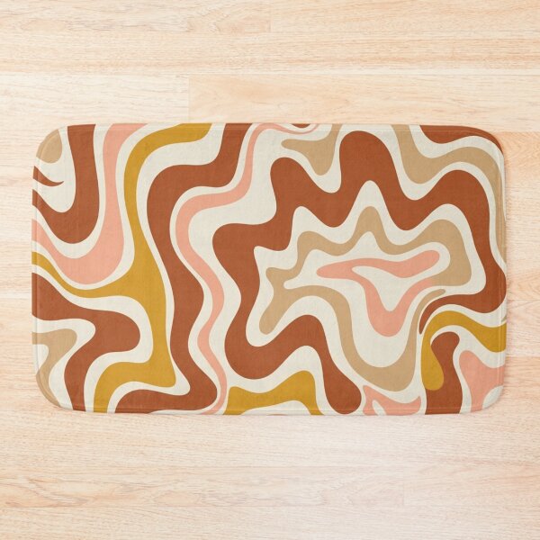 Item preview, Liquid Swirl Retro Modern Abstract in Earth Tones designed and sold by Differenceee.