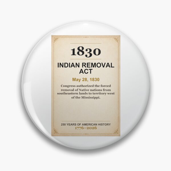Item preview, America 250 | Indian Removal Act | 1830 designed and sold by ariksworld.