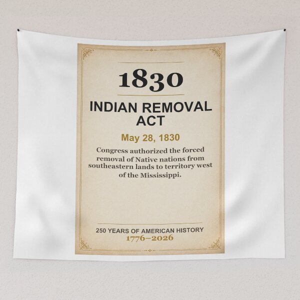 Item preview, America 250 | Indian Removal Act | 1830 designed and sold by ariksworld.