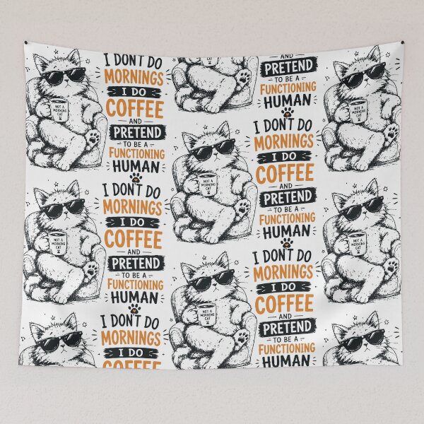Item preview, I'm Not Lazy I'm Energy Saving Funny Cat Not My Problem designed and sold by JIMBOEE.