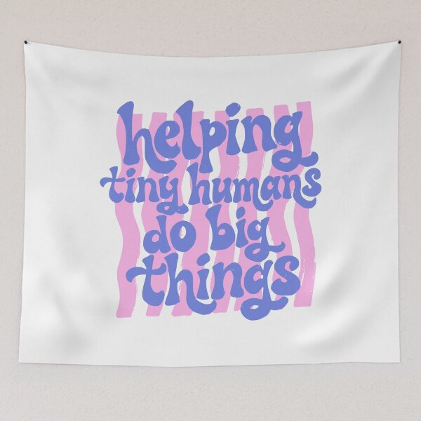 Item preview, Helping Tiny Human Do Big Things Funny Teacher designed and sold by Artifyo.