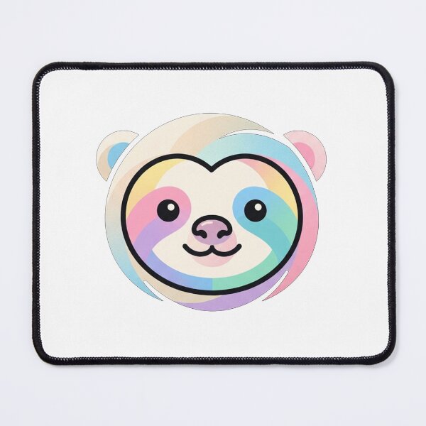 Item preview, Colorful Kawaii Sloth Face designed and sold by Owcomm.
