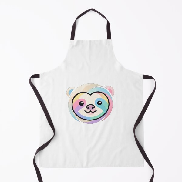 Item preview, Colorful Kawaii Sloth Face designed and sold by Owcomm.