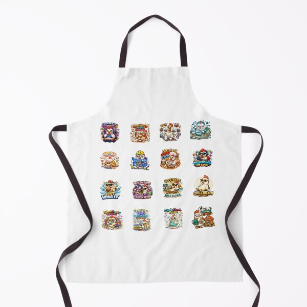 Item preview, Cute Chicken Collection Funny Cartoon Hen Characters designed and sold by Chill Chicken Studio.