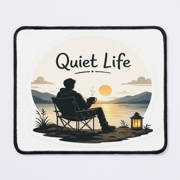 Item preview, Quiet Life Sticker designed and sold by Genzfirevibes.