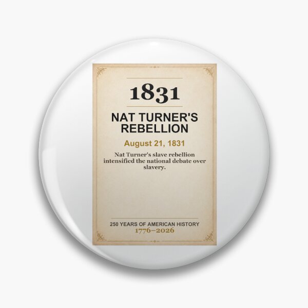 Item preview, America 250 | Nat Turner's Rebellion | 1831 designed and sold by ariksworld.